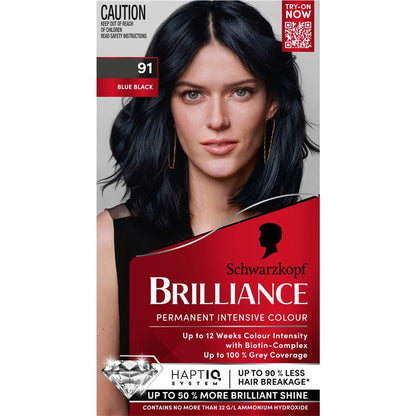 Schwarzkopf Brilliance 91 Blue Black New