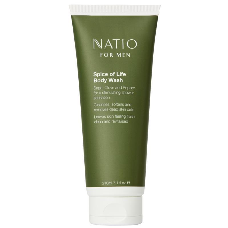 Natio for Men Spice of Life Body Wash 210ml