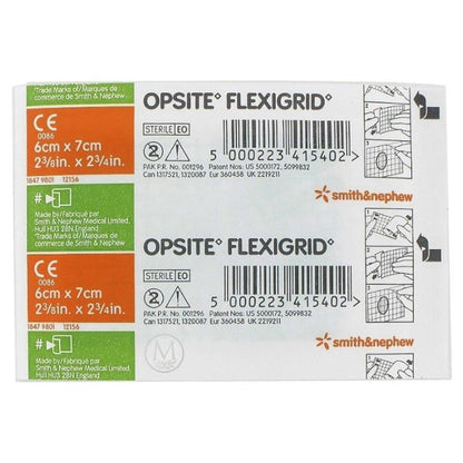 Opsite Flexigrid 6cm x 7cm Single Dressing