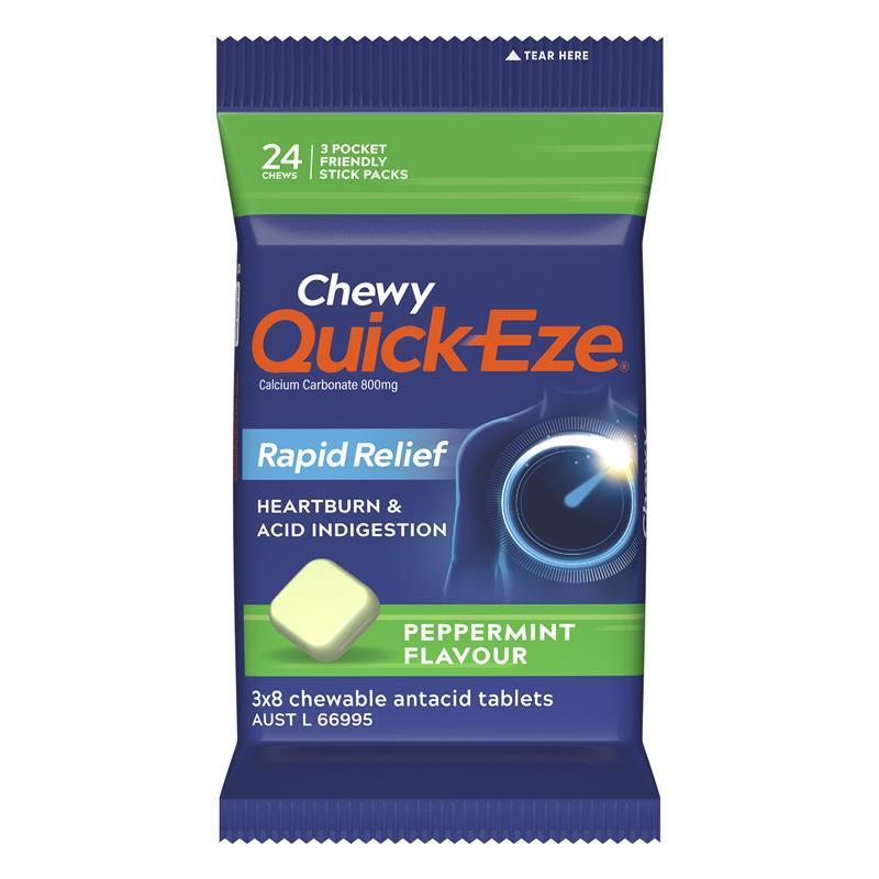 Quick Eze Chewy Peppermint Multi Pack - GimmeNow