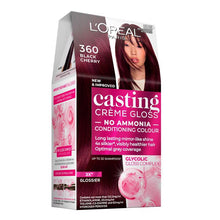 L'Oreal Paris Casting Creme Gloss Semi-Permanent Hair Colour - 360 Black Cherry (Ammonia Free)