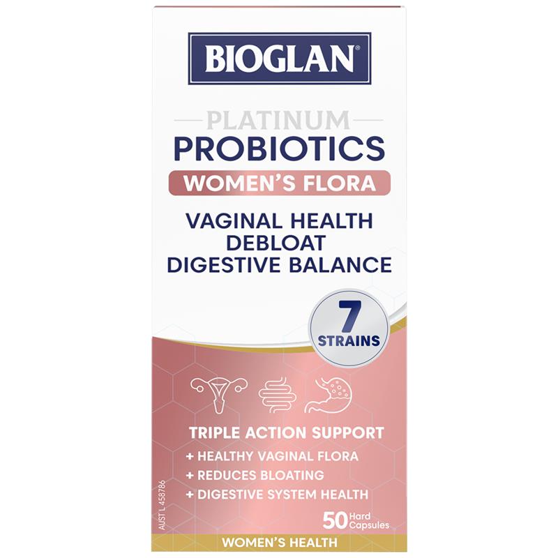 Bioglan Platinum Probiotics Women's Flora 50 Capsules