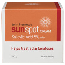 John Plunketts Sunspot Cream 100g