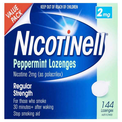 Nicotinell Lozenges Mint 2mg 144 Exclusive Size