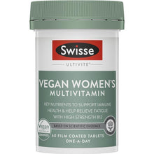 Swisse Vegan Womens Ultivite 60 Tablets - GimmeNow