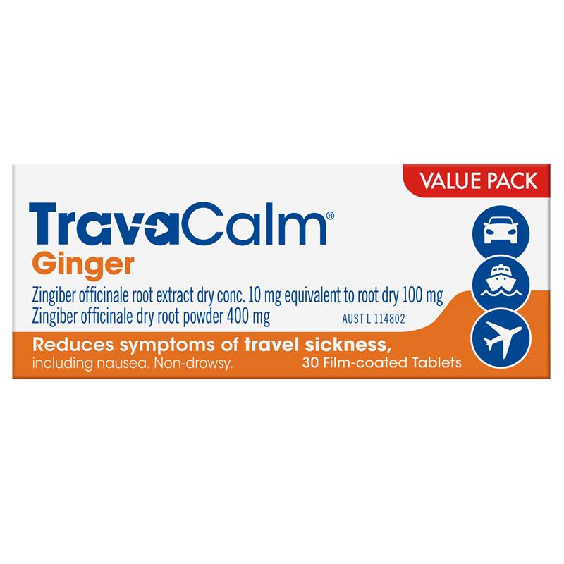 Travacalm Ginger 30 Tablets