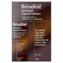 Betadine Antiseptic Topical Solution Liquid 15mL - GimmeNow