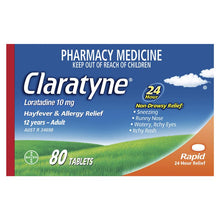 Claratyne Allergy & Hayfever Relief Antihistamine 80 Tablets