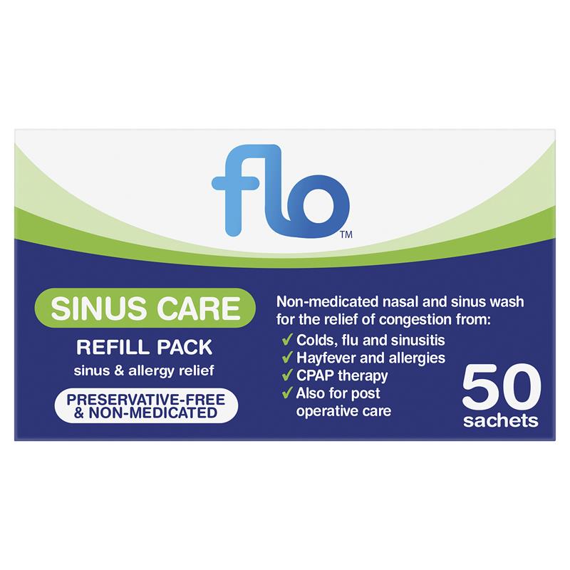 FLO Sinus Care Refill Pack 50 Sachets