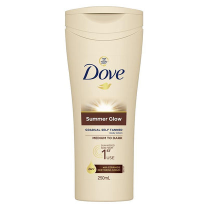 Dove Summerglow Body Lotion Medium To Dark Skin 250ml - GimmeNow