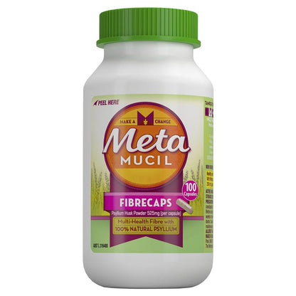 Metamucil Fibre Supplement Capsules 100