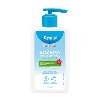 Dermal Therapy Little Bodies Eczema Wash & Shampoo Bottle with Pump 210ml