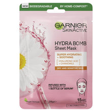 Garnier Hydra Bomb Hyaluronic Acid + Chamomile Sheet Mask - GimmeNow