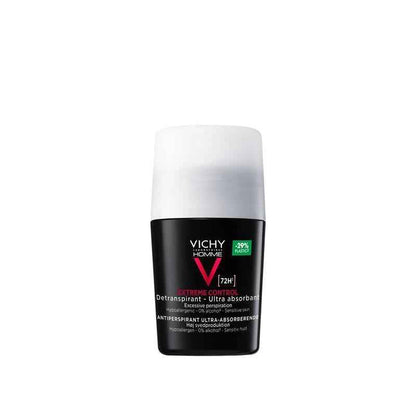 Vichy Men Antiperspirant Roll On 72hr Extreme Control 50ml