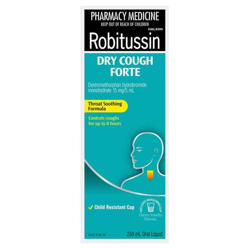 Robitussin Dry Cough Forte 250ml Exclusive Size