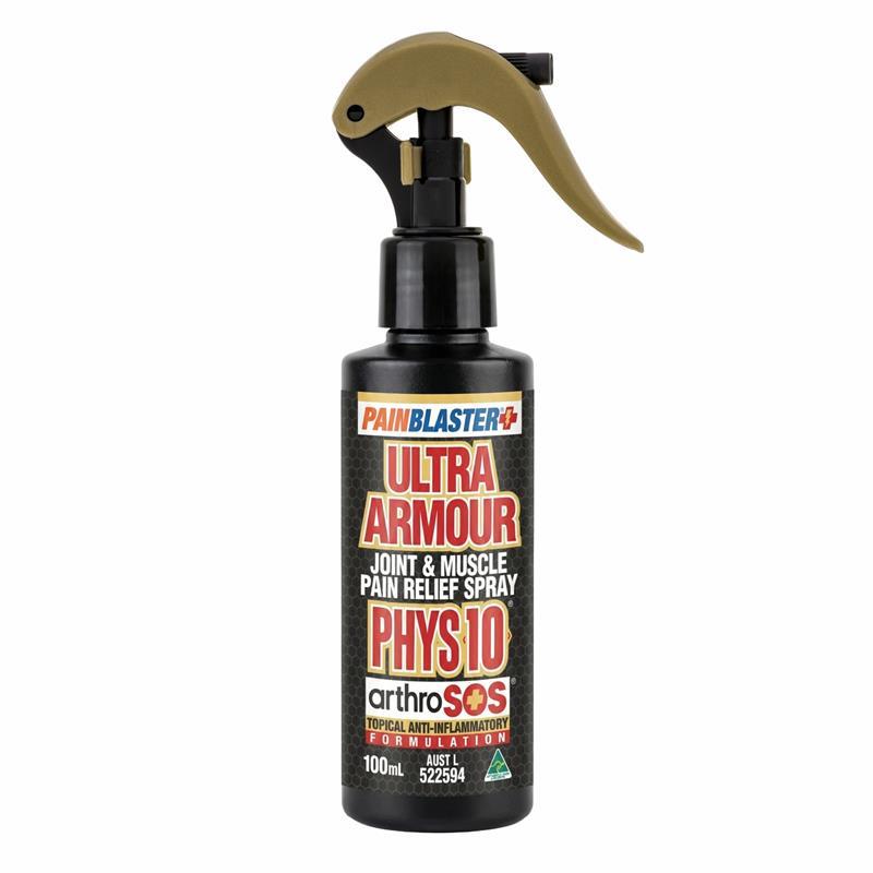 Pain Blaster Ultra Armour Joint & Muscle Pain Relief Spray Phys10 100ml By Athelite