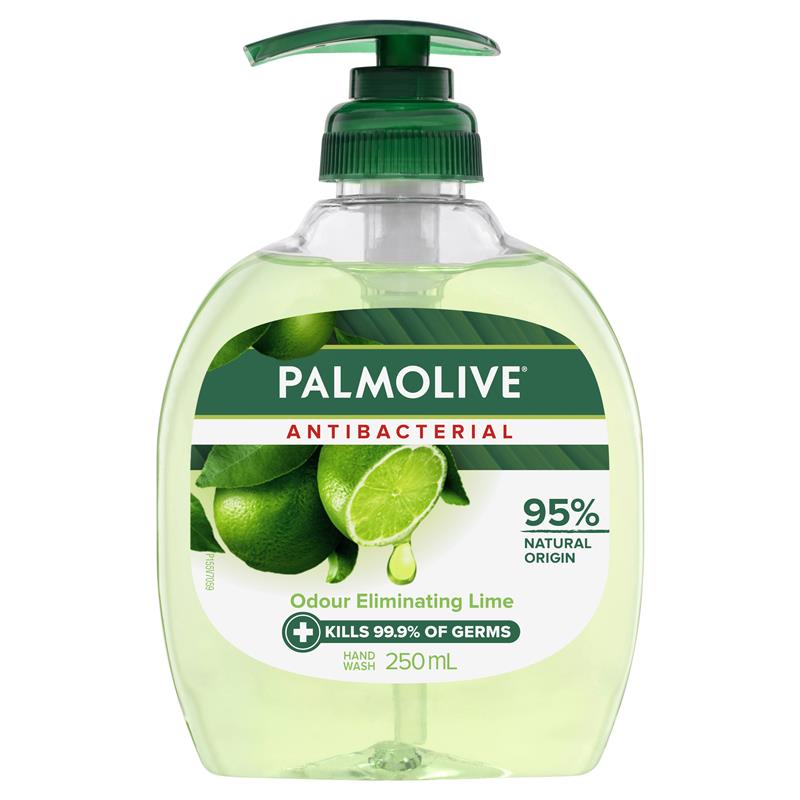 Palmolive Antibacterial Softwash Hand Wash Odour Eliminating Lime 250ml