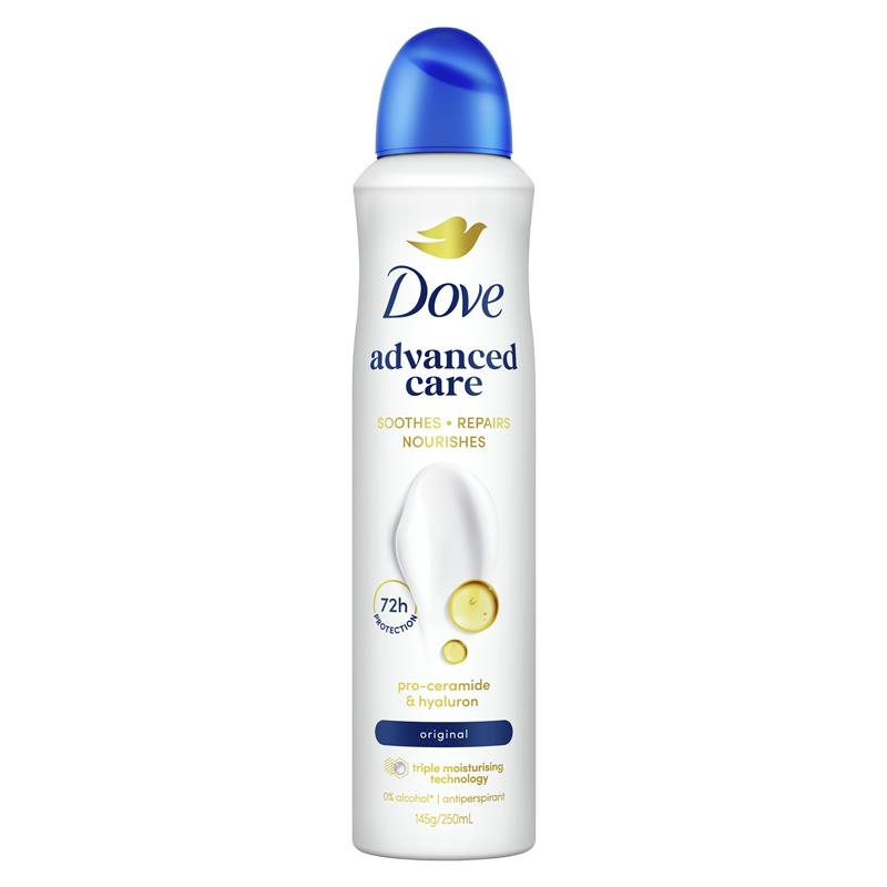 Dove Women Advanced Care Antiperspirant Aerosol Original 250ml