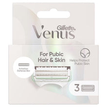 Gillette Venus Blade Refills For Pubic Hair & Skin 3 Pack - GimmeNow