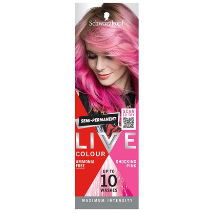 Schwarzkopf LIVE Colour Shocking Pink Semi Permanent 75ml