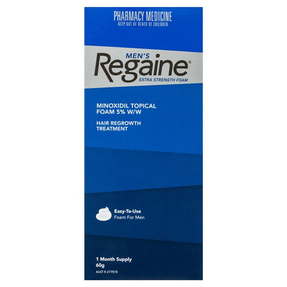 Regaine Mens 5% Minoxidil Foam Hair Regrowth Treatment 60g