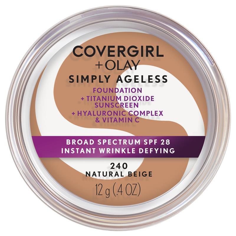 Covergirl Simply Ageless Wrinkle Defy Foundation Natural Beige 240
