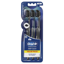 Oral B Toothbrush Cross Action All In One Charcoal 3 Pack