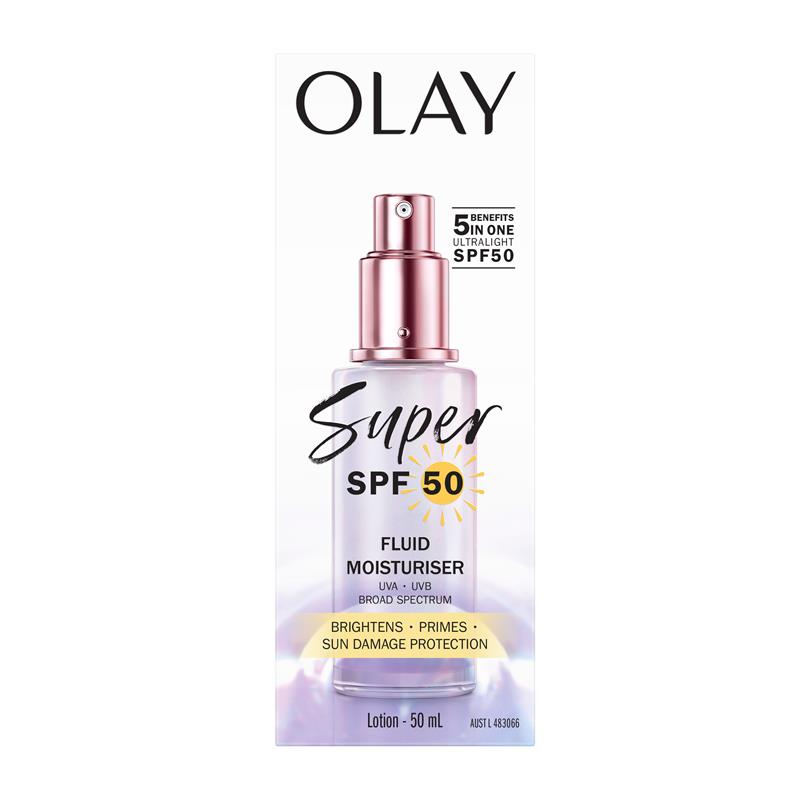 Olay Super SPF 50 Fluid Moisturiser 50ml