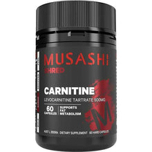 Musashi Carnitine 500mg 60 Capsules