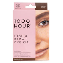 1000 Hour Eyelash and Brow Dye Kit Medium Brown