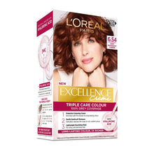L'Oreal Excellence Creme 6.54 Light Copper Mahogany Brown Hair Colour