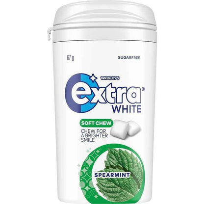 Wrigleys Extra Soft Chew Spearmint Bottle 67g
