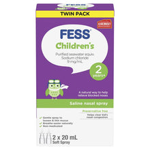 Fess Childrens Nasal Spray 20ml Twin Pack Exclusive Size