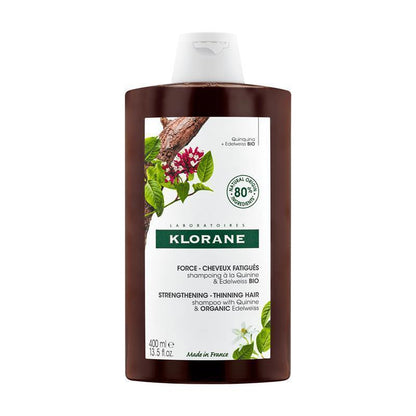 Klorane Strengthening Quinine & Organic Edelweiss Shampoo 400ml
