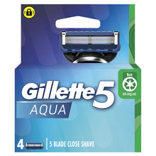 Gillette 5 Aqua Razor Blades 4 Pack - GimmeNow