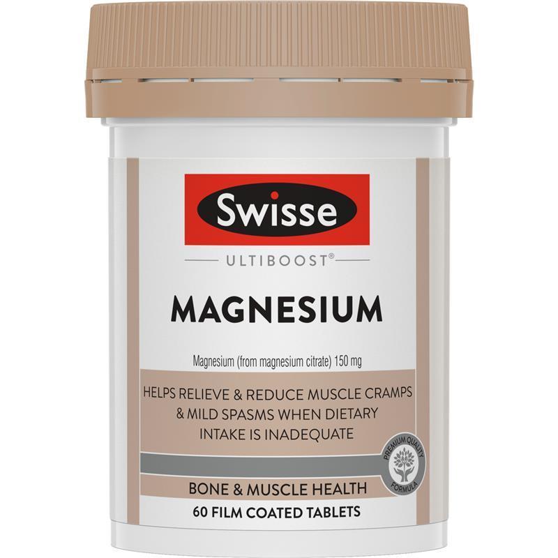 Swisse Ultiboost Magnesium 60 Tablets - GimmeNow