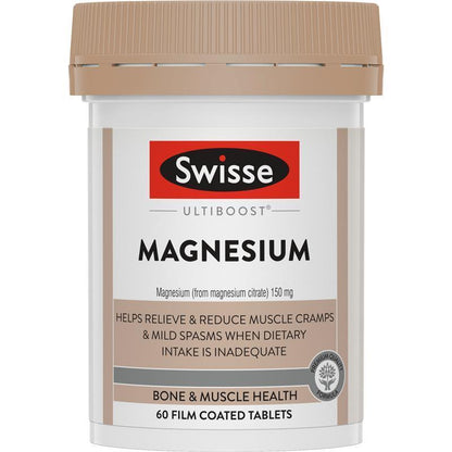 Swisse Ultiboost Magnesium 60 Tablets - GimmeNow