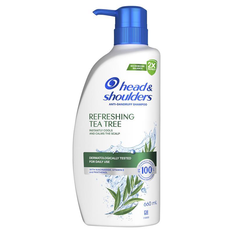 Head & Shoulders Refreshing Tea Tree Shampoo 600ml