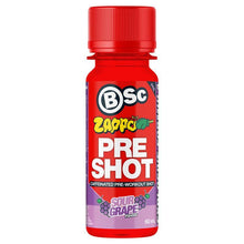 BSc Pre-Workout Shot Zappo Sour Grape 60ml