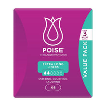 Poise Incontinence Liners Extra Long 44 Pack