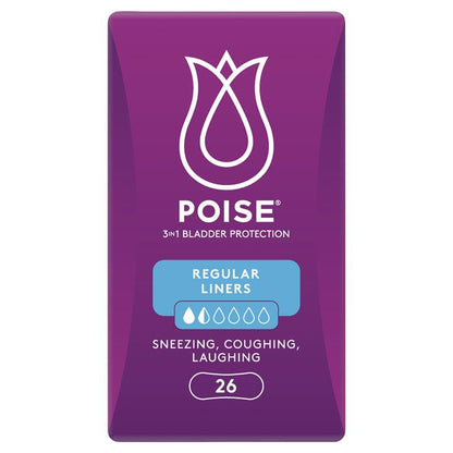 Poise Incontinence Liners Extra Long 22 Pack