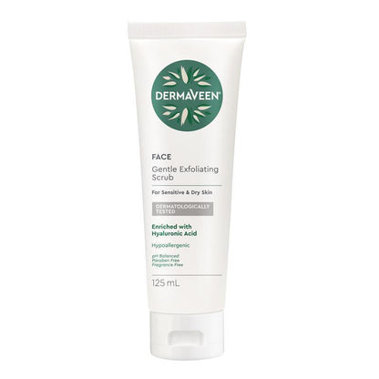 DermaVeen Face Gentle Exfoliating Scrub 125ml