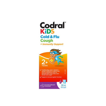 Codral Kids Cold & Flu Cough + Immunity Support 200mL
