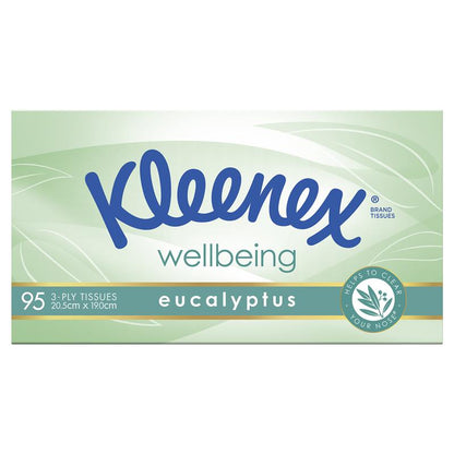 Kleenex Facial Tissues Eucalyptus 3 ply 95
