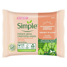 Simple Micellar Instant Glow Facial Wipes 20 Pack - GimmeNow