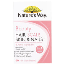 Nature's Way Beauty Hair Scalp Skin & Nails 60 Tablets - GimmeNow