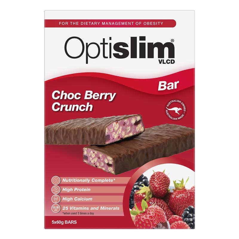 OptiSlim VLCD Bar Choc Berry Crunch 5