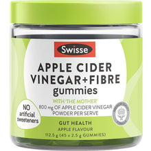 Swisse Apple Cider Vinegar & Fibre Gummies 45 Pack - GimmeNow
