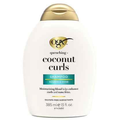 Ogx Quenching + Coconut Curls Shampoo For Curly Hair 385mL