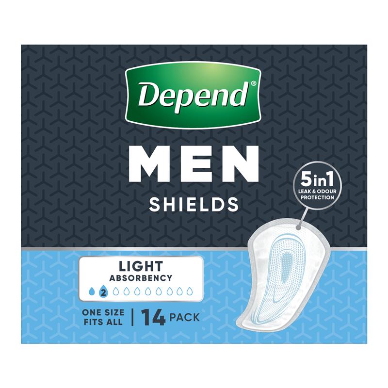 Depend Shields 14 Pack